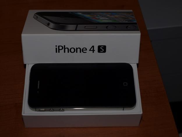 iPhone 4s, negro, 16gb, garantía, nuevo