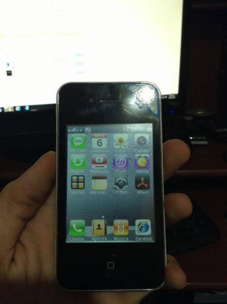 Iphone 4s negro-blanco