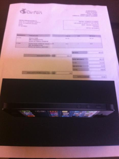 Iphone 5 a estrenar negro 16gb para vodafone