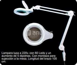 Lampara lupa de leds 5X