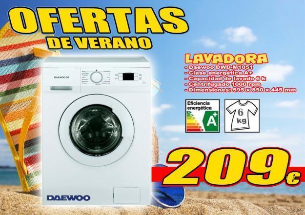 Lavadoras en oferta - promoción verano 2013