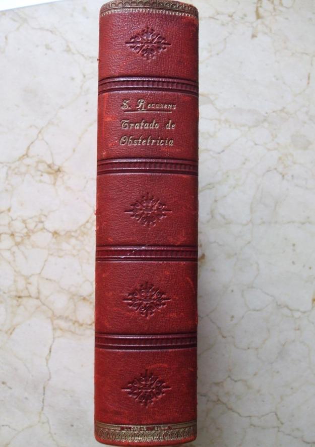 Libro antiguo: Tratado de Obstetricia de Sebastián Recasens - 1ª edición, 1908
