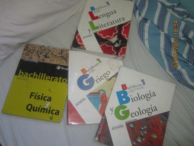 Libros de 1ºBACHILLERATO de todo tipo