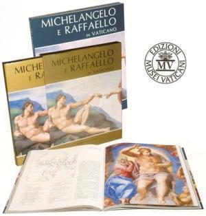 Libros originales Vaticano - Michelangelo y Rafael en el Vaticano.