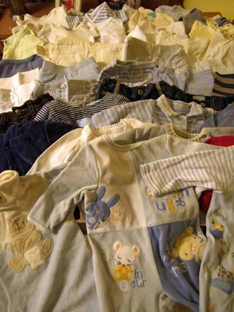 Lote de ropa de 55 piezas para bebés de 0 a 5 meses