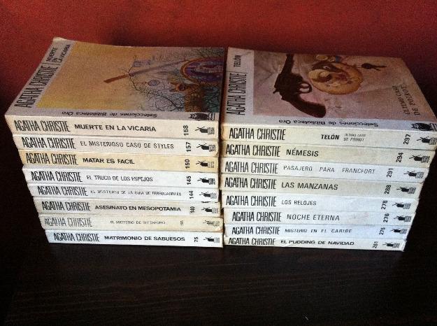 Lote libros agatha christie