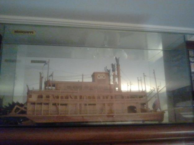 Maqueta de barco Mississippi