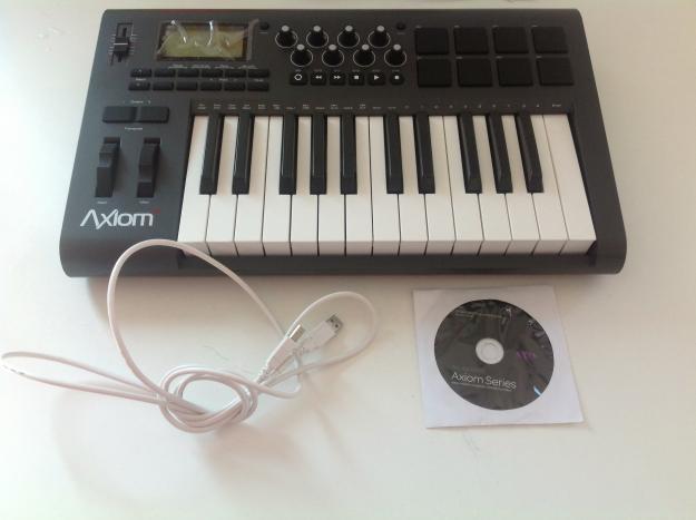 M audio axiom 25 mk-ll teclado controlador usb/midi 25 teclas