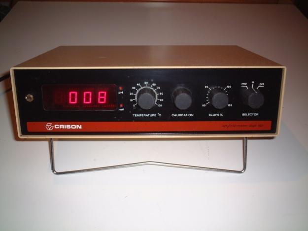 Medidor electroquimico Crison pH-mV meter 501. Medidor de pH y Productos de Electroquímica
