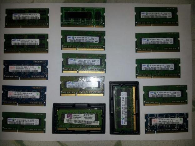 Memoria Ram Portatil/Netbook DDR, DDR2 y DDR3