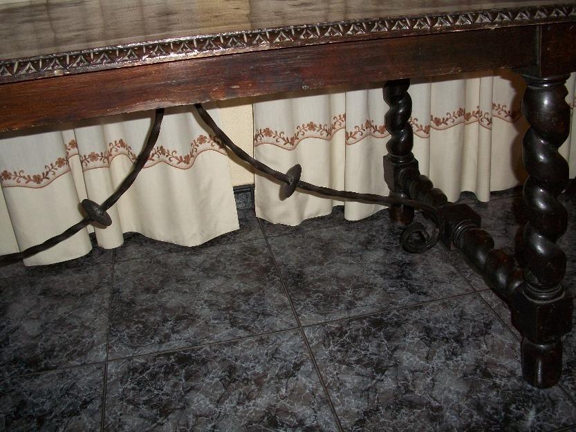 mesa española siglo XIX, estilo renacentista