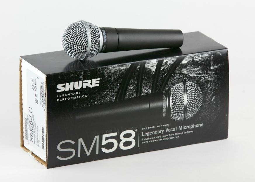 Micrófono shure sm58 sin estrenar