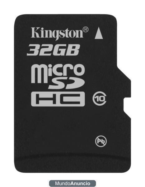 MICROSD KINGSTON DE 32 GB Y CLASE 10 NUEVA