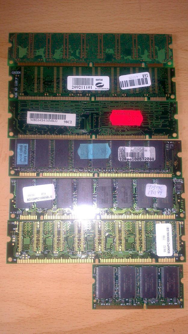 Módulos memoria RAM SD