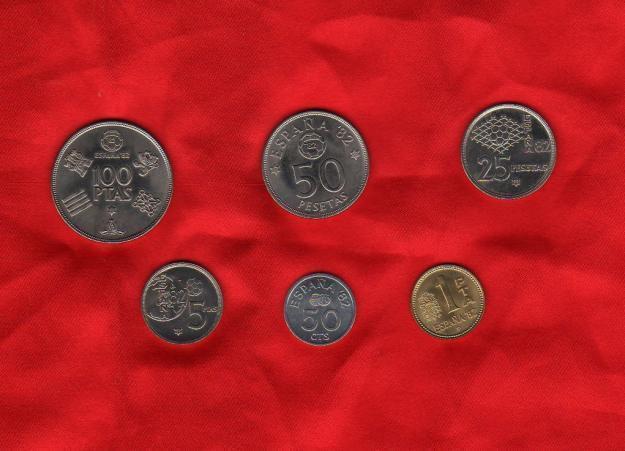 monedas conmemorativas del mundial de fútbol de 1982