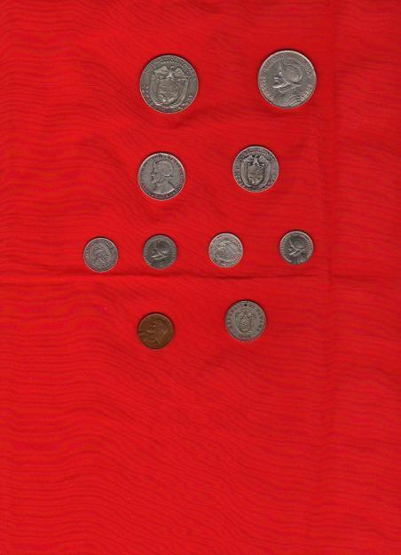 monedas de Panamá de plata de ley