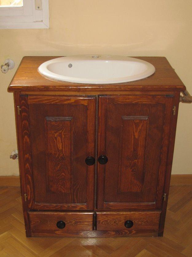 Mueble de baño tipo castellano 80 cms