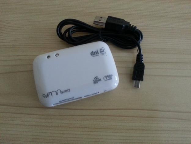 Multi Lector de DNI electrónico y tarjetas Sveon USB DNIe (SD, MMC, MS, XD, MicroSD, M2)