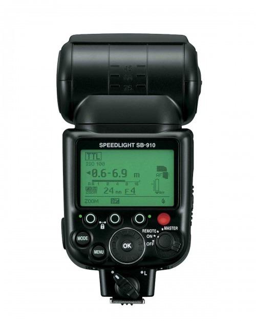 Nikon 4809 SB-910 Speedlight Supplied with; AS-21 Speedlight Stand; SW-13H Nikon Diffusion