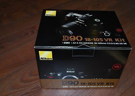 Nikon D90 kit completo y bolsa