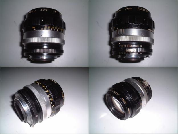 Objetivo Nikon nikkor-H Auto 1 1.8 f=85mm
