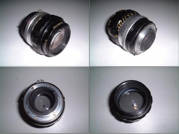 Objetivo Nikon nikkor-H Auto 1 1.8 f=85mm