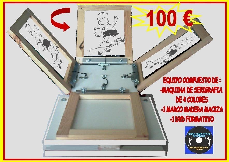 Ocasion,Maquina Serigrafia 4 colores100€