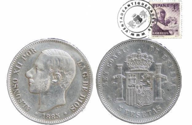 Oferta - vendo monedas antiguas - duros y pesetas de plata