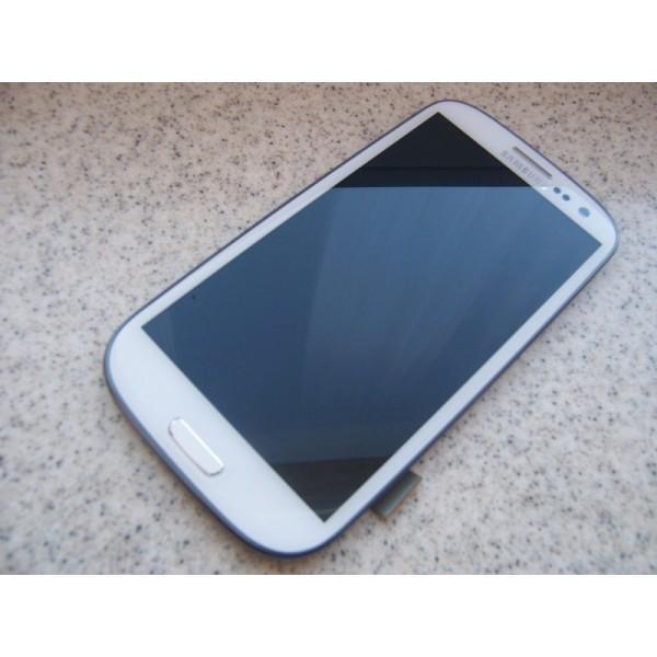 Pantalla LCD Completa Samsung I9300 Galaxy S3 SIII Blanco