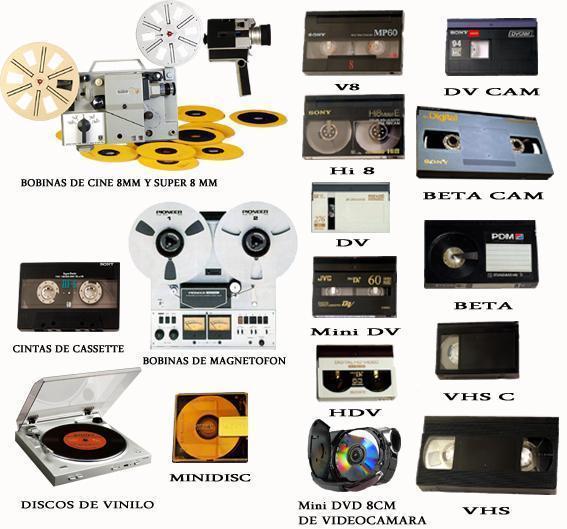 Pasamos tus películas VHS, cintas de videocámara y Lps a DVD y CD