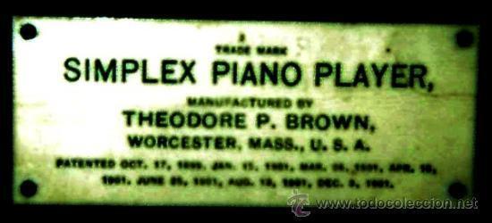 Pianola americana 1901