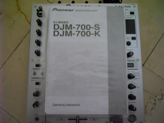 Pioneer DJM 700 profesionales mezclador