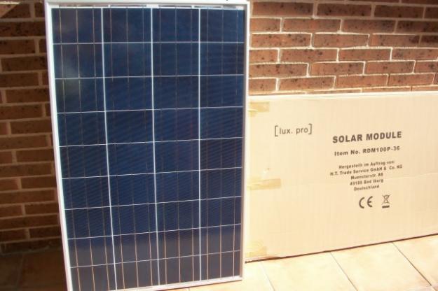 Placa solar 80W 100W 130W nuevas a estrenar placas solares 12V
