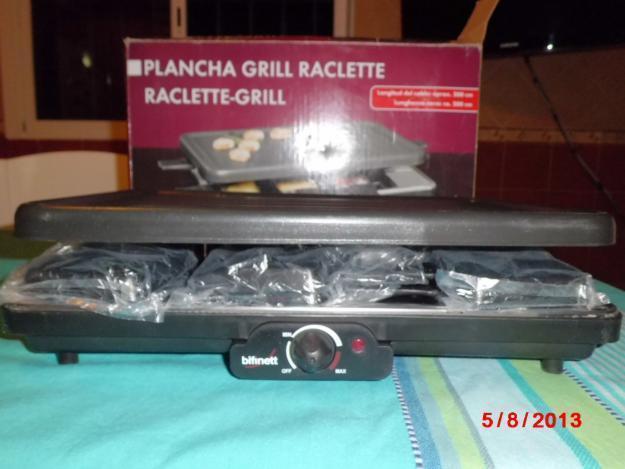 Plancha grill raclette a estrenar 30€