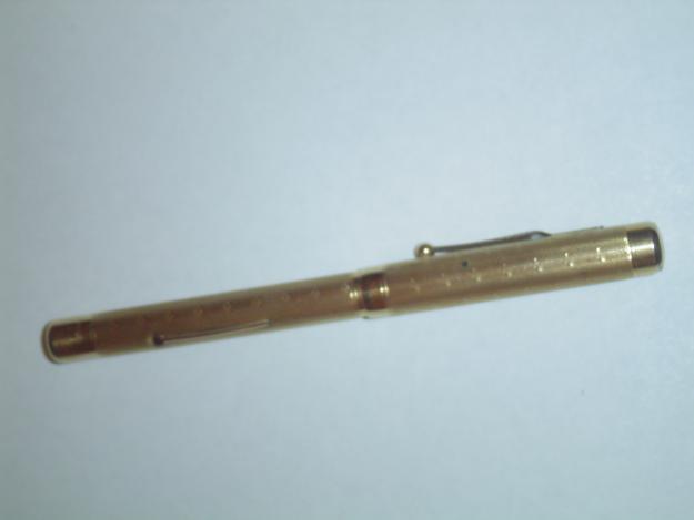 Pluma estilografica waterman de oro de 1915