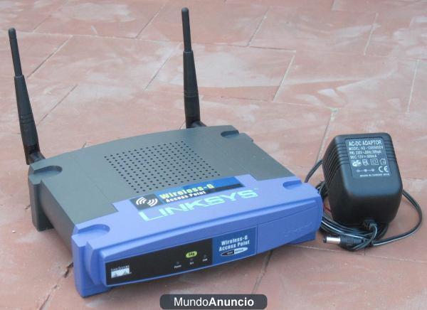 Punto de acceso wifi b/g Linksys WAP54G