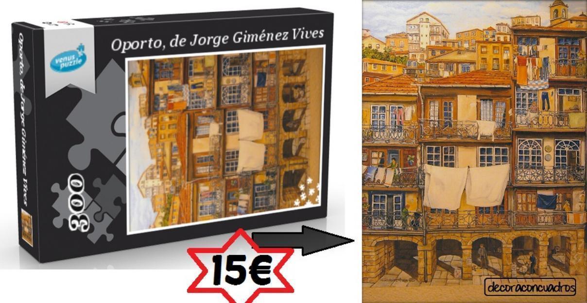 Puzzle 300 piezas casas Oporto