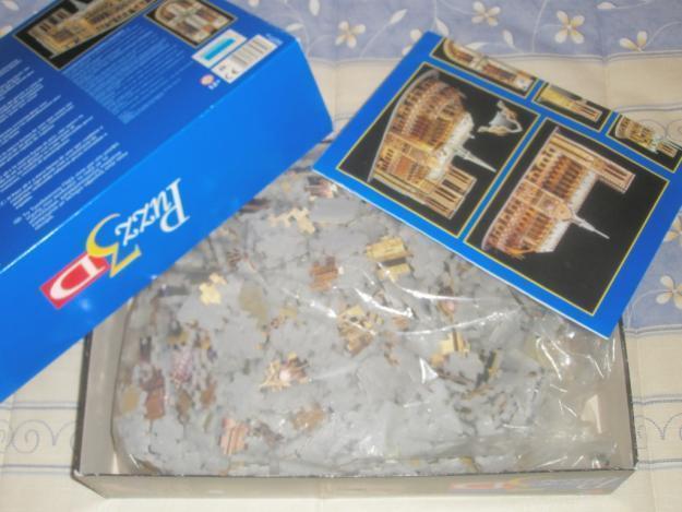 Puzzle 3d Notre Dame. Marca MB. 952 piezas