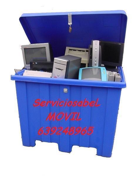 Recogida y Reciclaje de ordenadores y material informatico en madrid