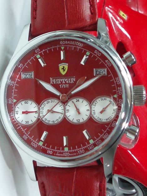 Reloj automático, Dial Rojo, Logo Scuderia Ferrari 2013