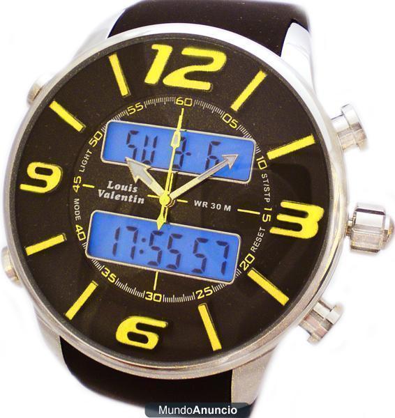 Reloj original L.V. *GALAXY TENDENCE YELLOW* 55mm