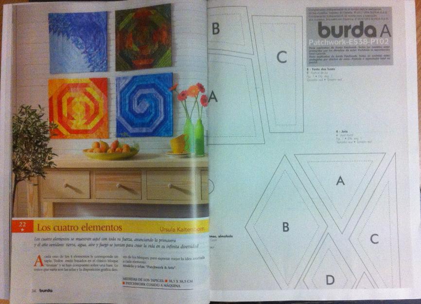 Revista burda patchwork n 38