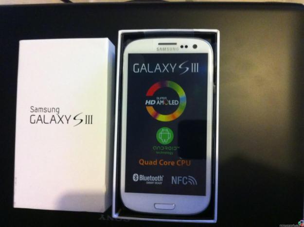 Samsung Galaxy S3 blanco y libre de Fábrica