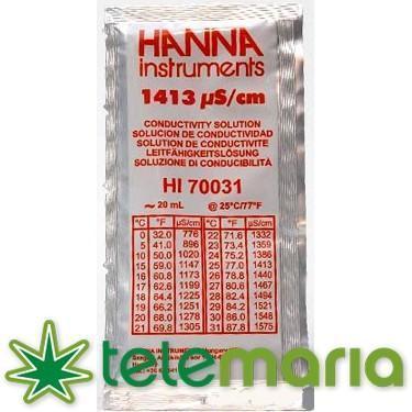 Sobre solución de conductividad 20Ml EC HI70031 - 25 unidades