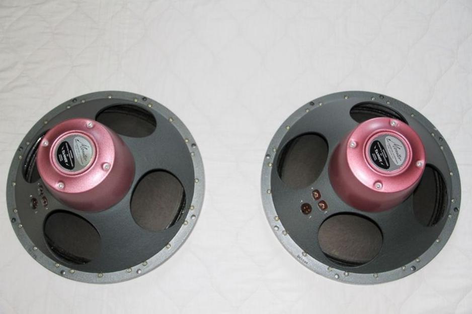 Tannoy monitor red 15 inch dual concentric original speakers