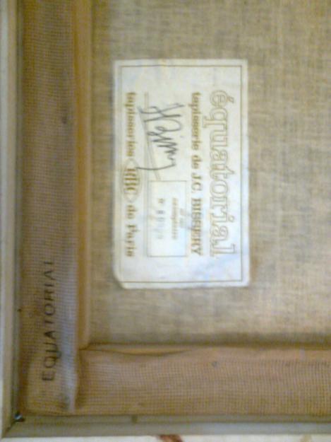 tapiz frances autor J. C. Bissery