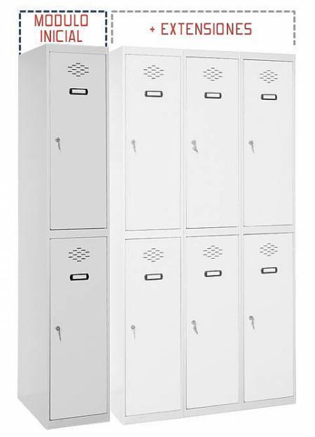 Taquillas de Vestuario de 2 Puertas Nuevas