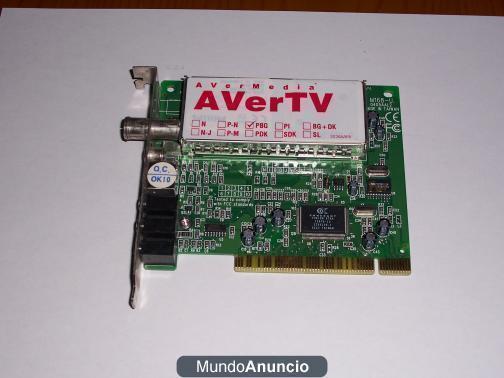 Tarjeta de Television Avermedia TV Studio, conexion PCI, muy barata
