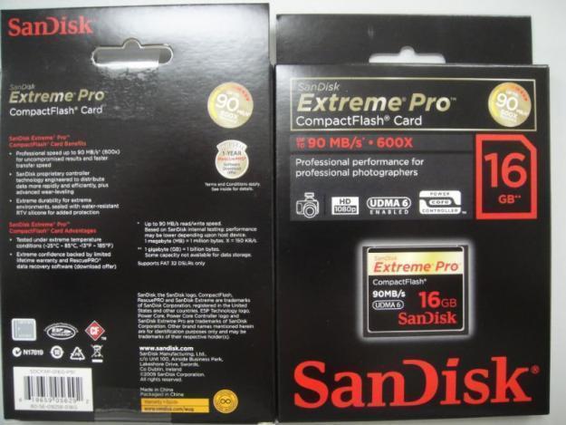 Tarjetas SanDisk Extreme Pro