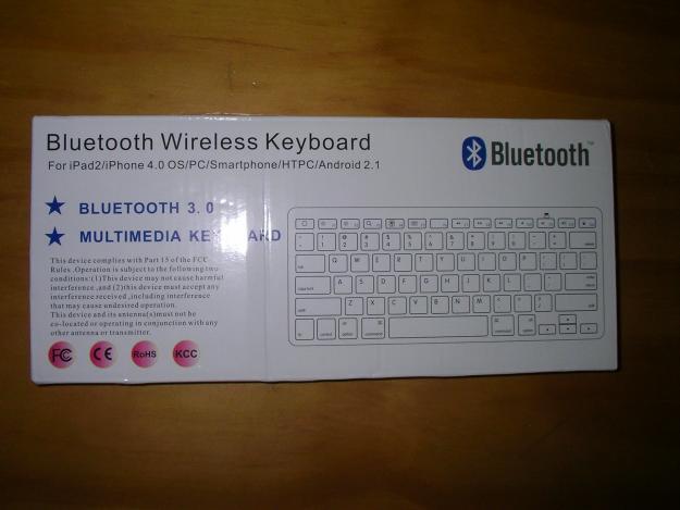 Teclado Bluetooth iphone 4 4S 5 ipad 1 2 3 4 galaxy